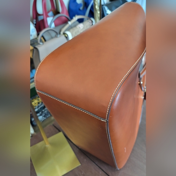 EUC Alto CAMILLA Dooney & Bourke Brown Leather Satchel Bag - Picture 4 of 16